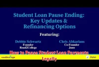 How to Pause Student Loan Payments Legally How to Pause Student Loan Payments Legally