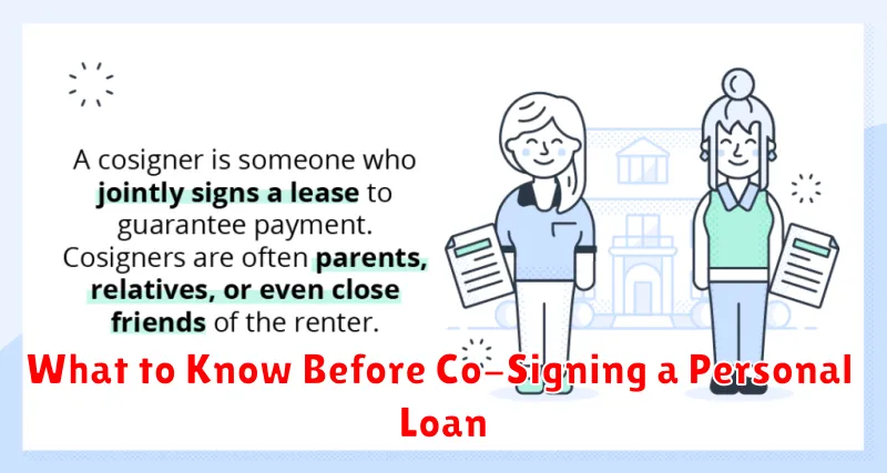 What to Know Before Co-Signing a Personal Loan